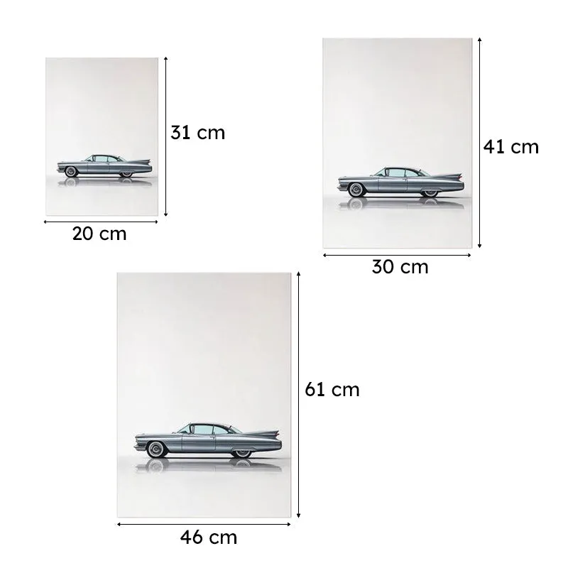 Classic Chrome Elegance Wall Poster media 10