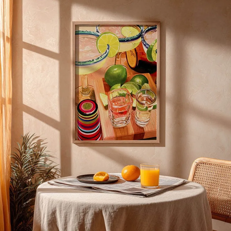 MocktailPrep Archival Canvas Wall Art - Brown media 4