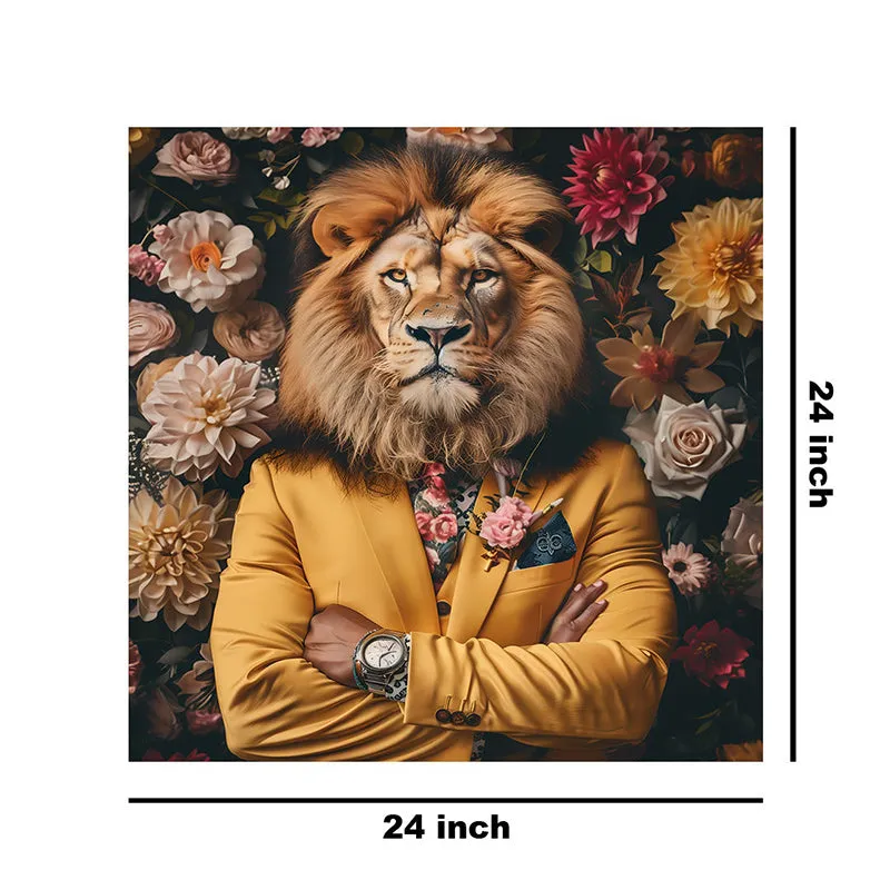 The Lion Suit Wall Painting media 8