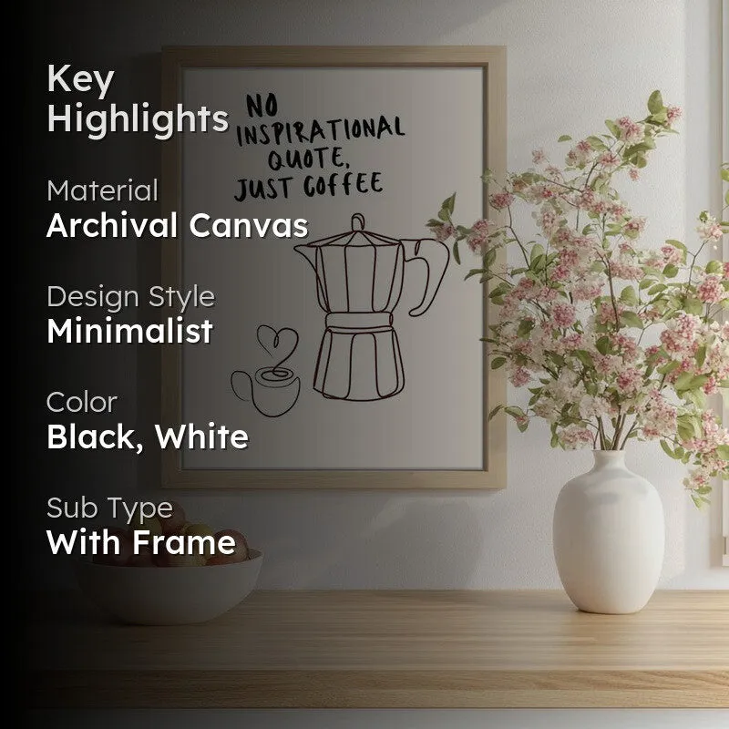 CoffeeInspo Archival Canvas Wall Art - Brown media 2