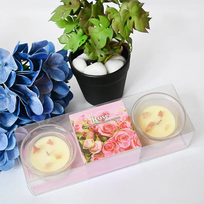 Solvyn Scented Candle (Rose) - Set Of Two media 3