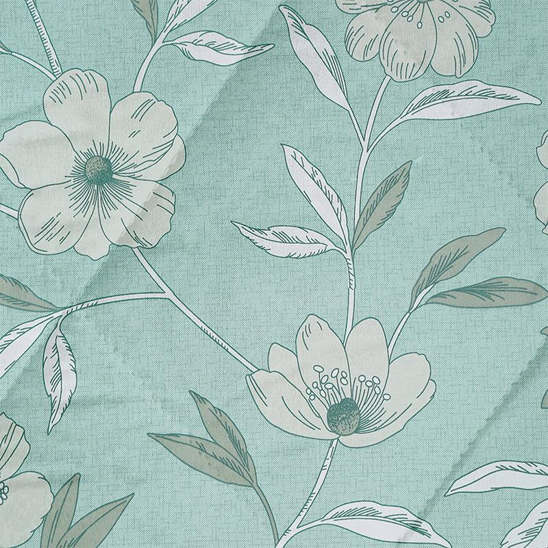 Swayam Aster Floral Cotton Comforter (Green) - 150 GSM media 6