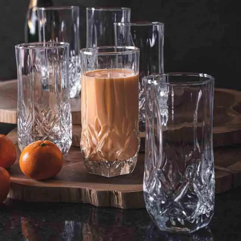 Rubix Glass Tumbler - Set of Six media 1