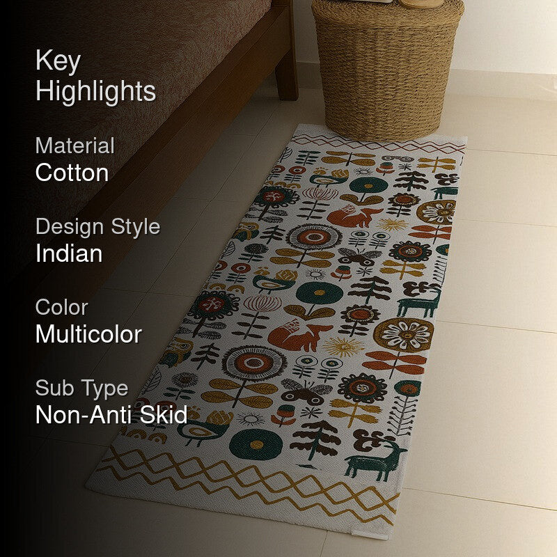 Blossom Bay Runner Rug - Green media 2