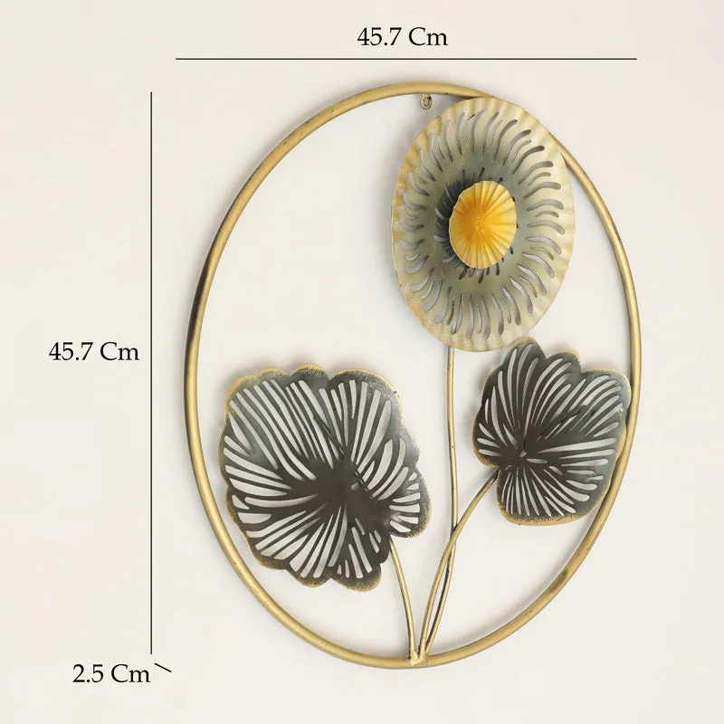 Annida Floral Metal Wall Accent media 5