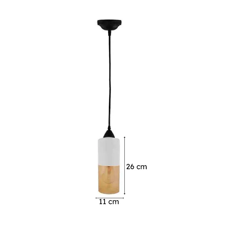 Capsule LED Glass Ceiling Lamp - White media 7