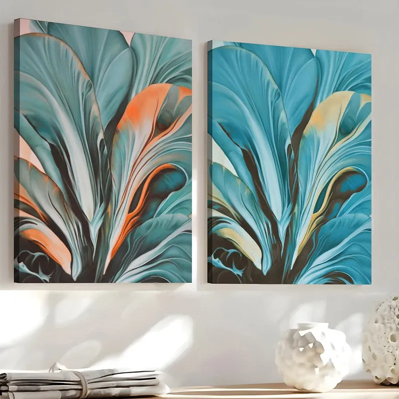 Waves Of Nature Wall Art - Set Of Two media 3