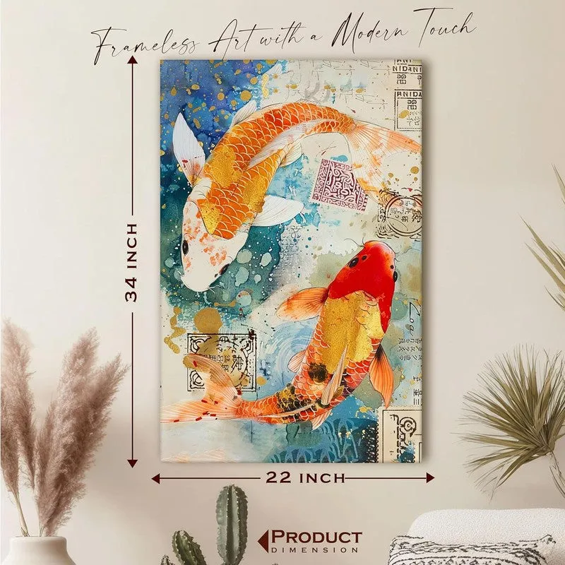Koi Reverie Wall Art Without Frame media 8