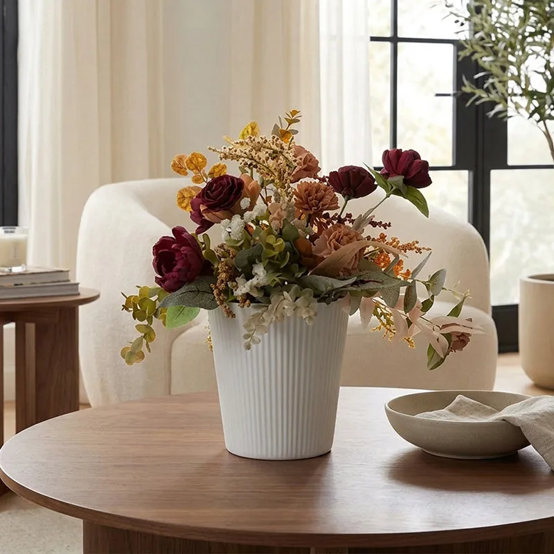 Ayana Solawood Floral Bunch With Pot media 1