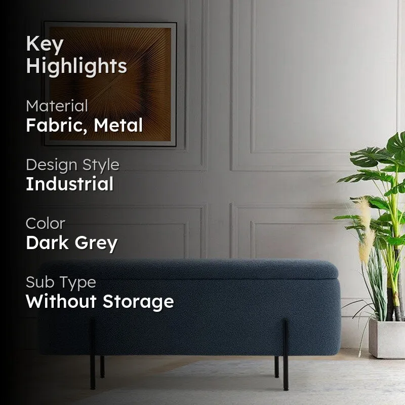 Santrell Bench - Dark Grey media 2