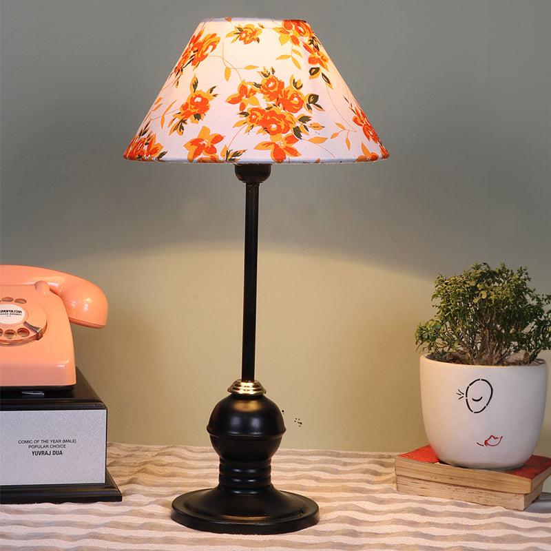 Kansa Ibis Flora Fabric Table Lamp - Multicolor