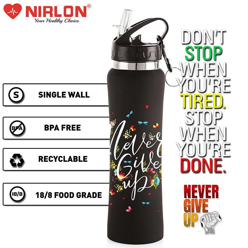 Never Give Up Sipper Water Bottle - 750 mL media 4