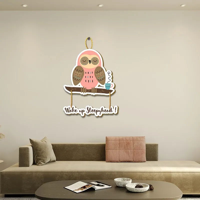Owl's Morning Brew MDF Wall Accent media 3