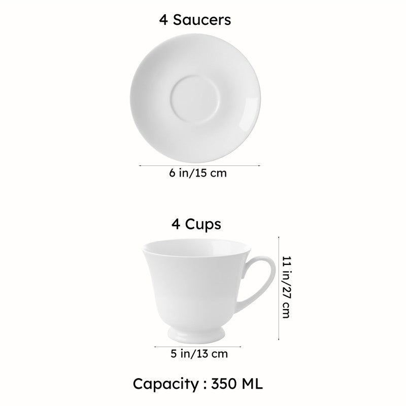 Christina Oliver Porcelain Cup & Saucer With Gift Box (350 mL) - Set of Four image 9