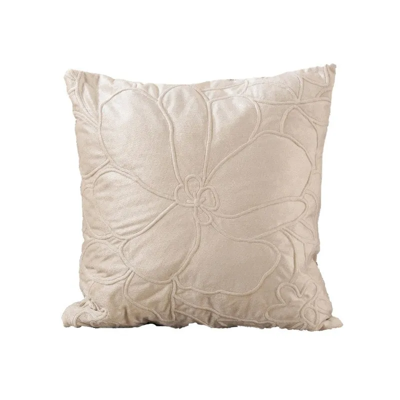 Floral Elegance Cotton Velvet Cushion media 3