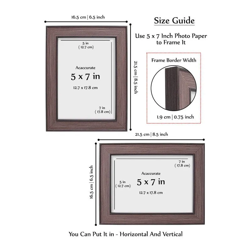 Nova Brushed Photo Frame - Brown media 11