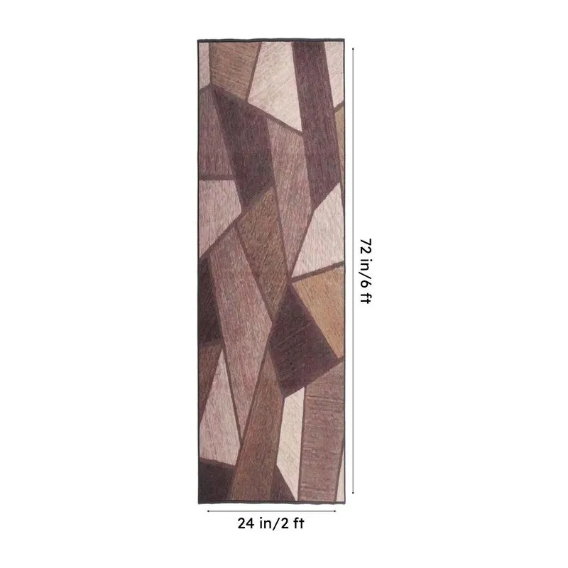 Tessera Nylon Runner Rug - Brown media 10
