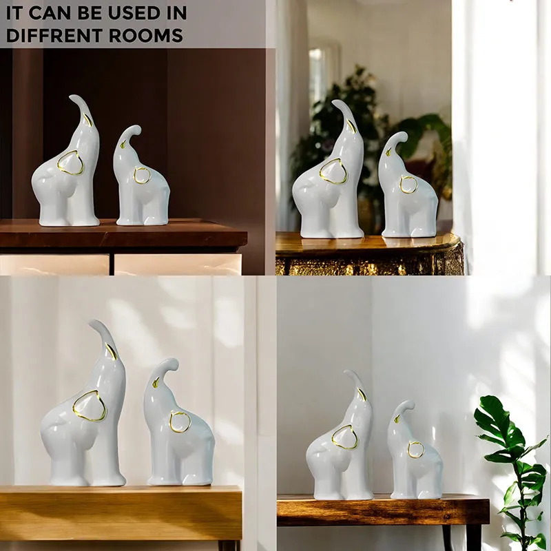 Tusker Trumpet Showpiece - Set Of Two media 6