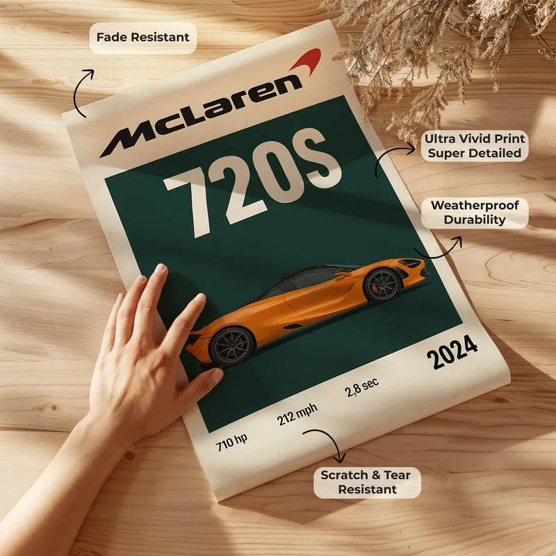 McLaren 720S Dream Wall Poster media 7