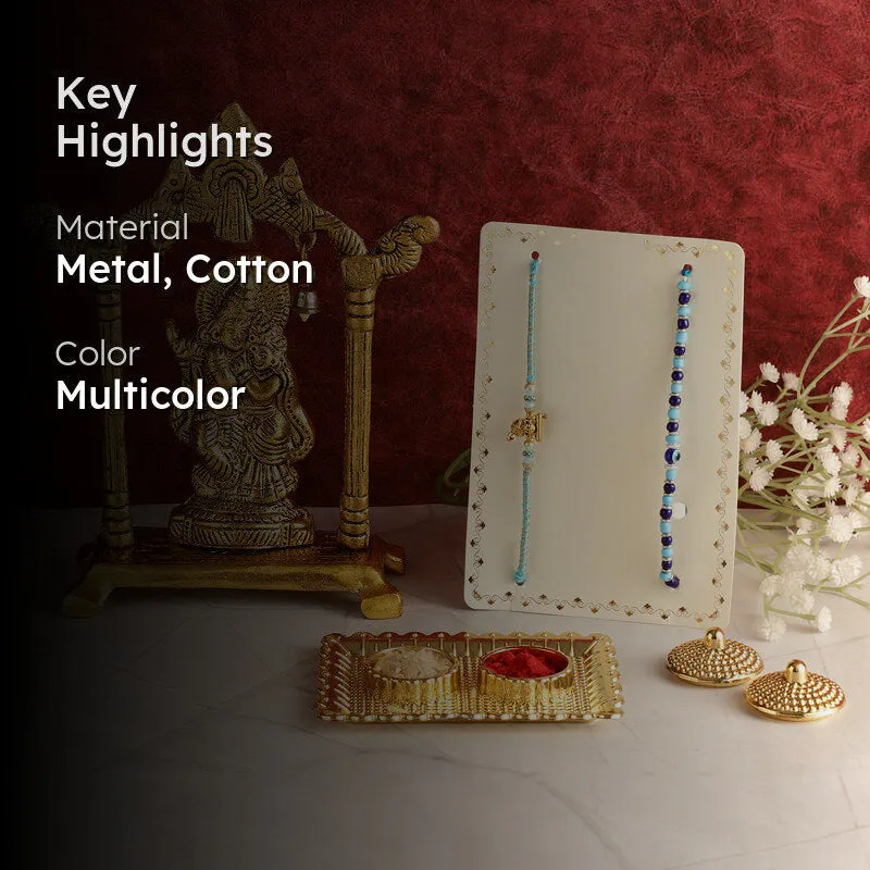 Radha Krishna Rakhi Hamper media 2