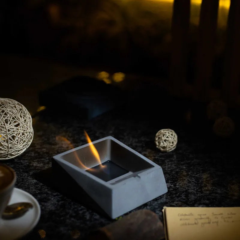 Trapez Concrete Firepit media 4