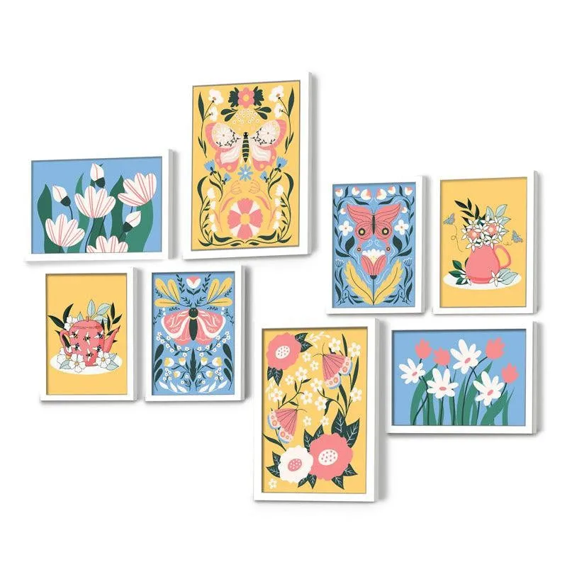 Pinteresty Harbour Wall Art - Set Of Eight media 3
