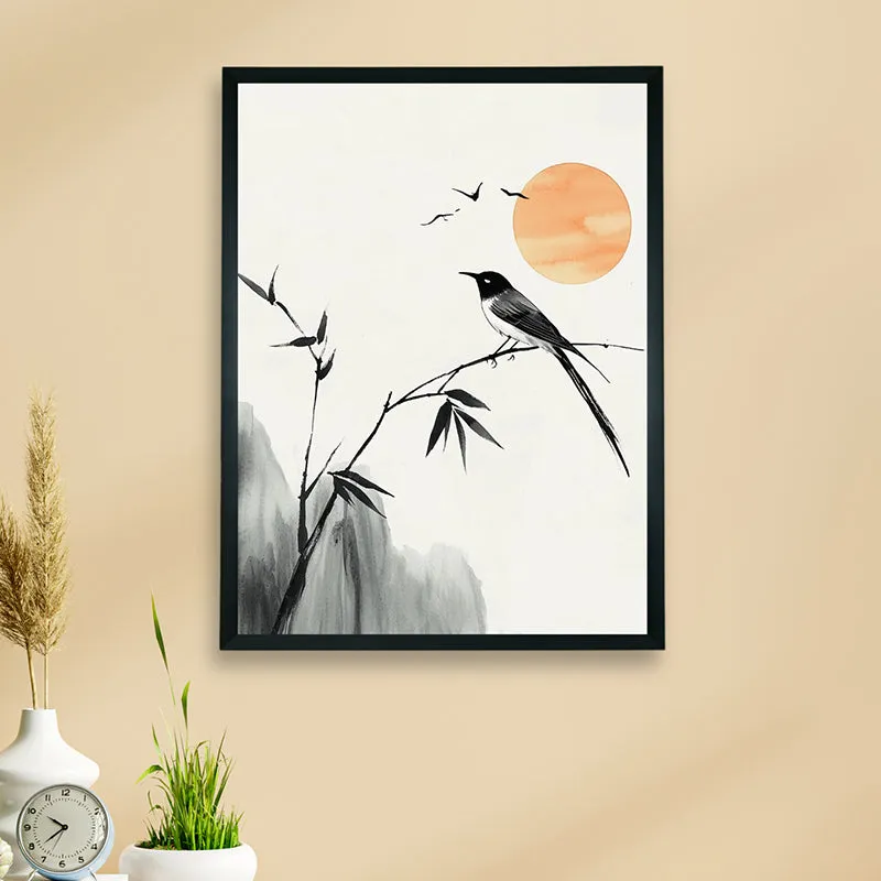 Song Of Sun Canvas Wall Art With Resin Frame media 3