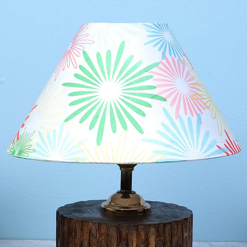 Hikari Trunk Printed Mango Wood Table Lamp - Multicolor media 5