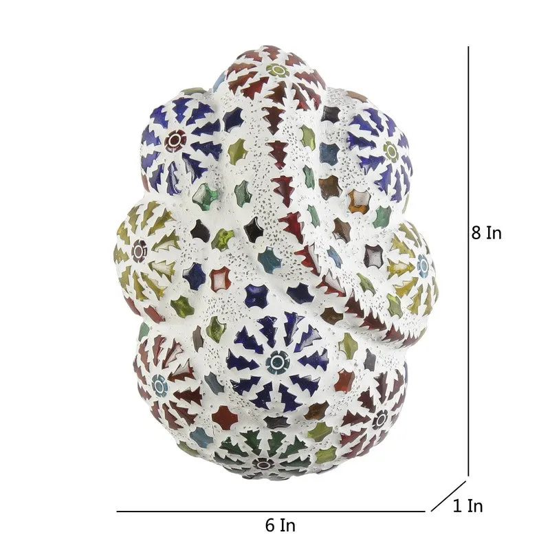 Mangalam Ganesha Glass Wall Lamp - Multicolor media 8