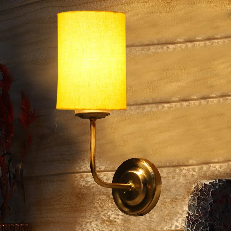 Lumoire Metal Wall Lamp - Gold,Yellow media 4