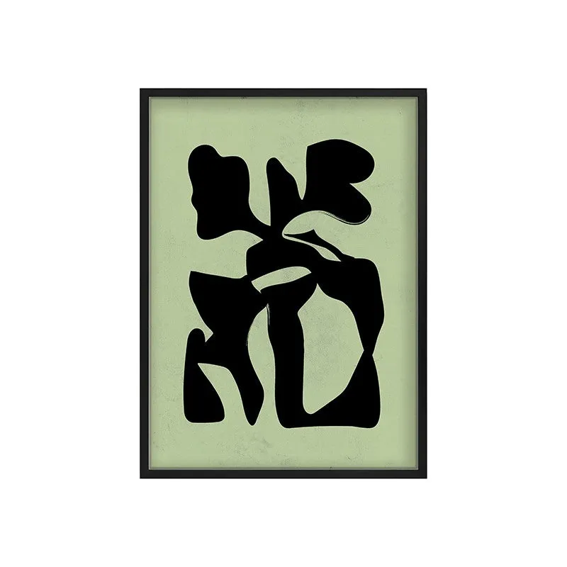 Modern Totem Canvas Wall Painting With Black Frame media 3