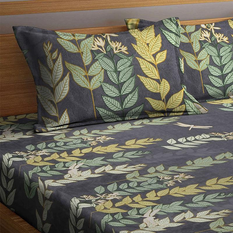 Whitey Floral PolyCotton Bedsheet  - 150 GSM media 6