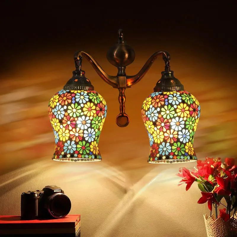 Kaladarpana Metal Mosaic Wall Lamp media 4