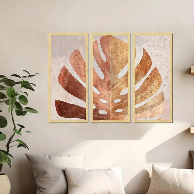 Botanical Leaf Wall Art - Set Of Three media 4