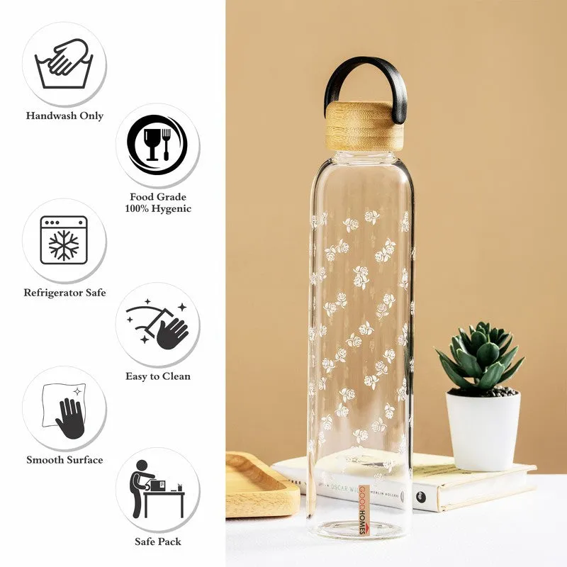 Clear Drop Borosilicate Glass Bottle - 750 mL media 4
