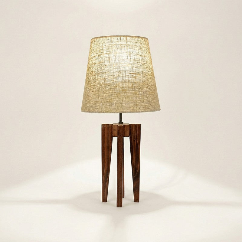 Idylla Jute Table Lamp - Brown,White media 6
