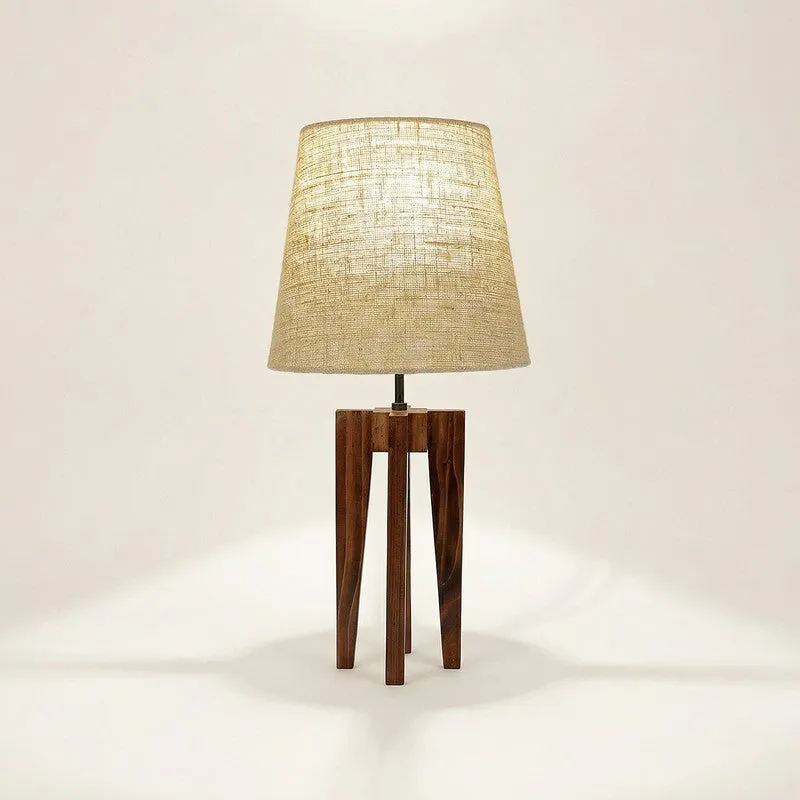 Idylla Jute Table Lamp - Brown,White media 6
