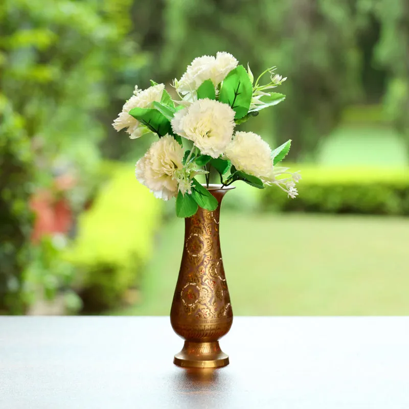 Fiora Artificial Carnations (White) Set of Five media 1