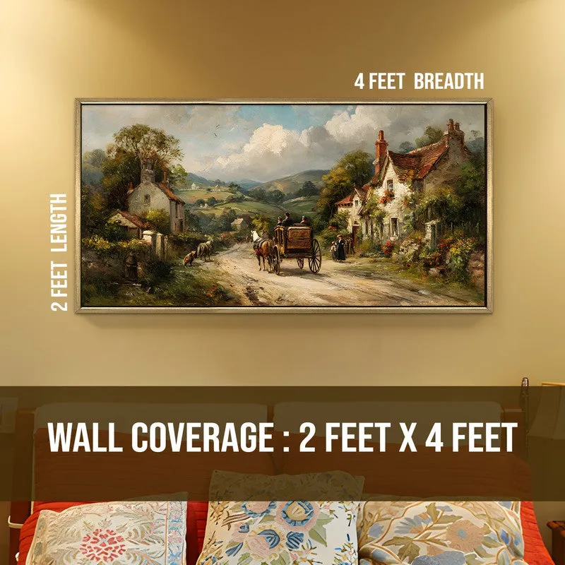 Verdant Cottage Row Wall Art media 8