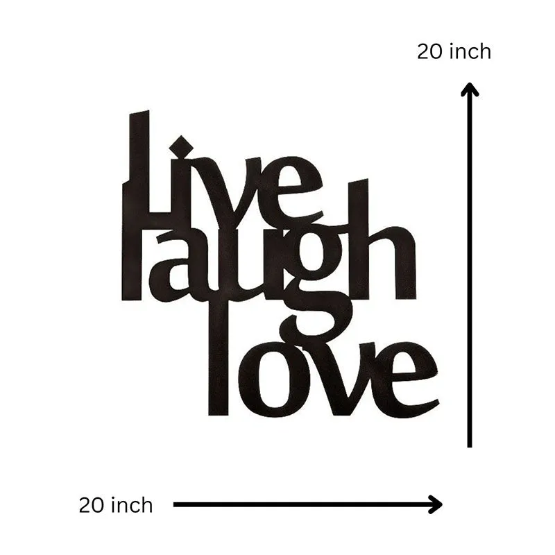 Live Laugh Love Black Iron Wall Accent media 5