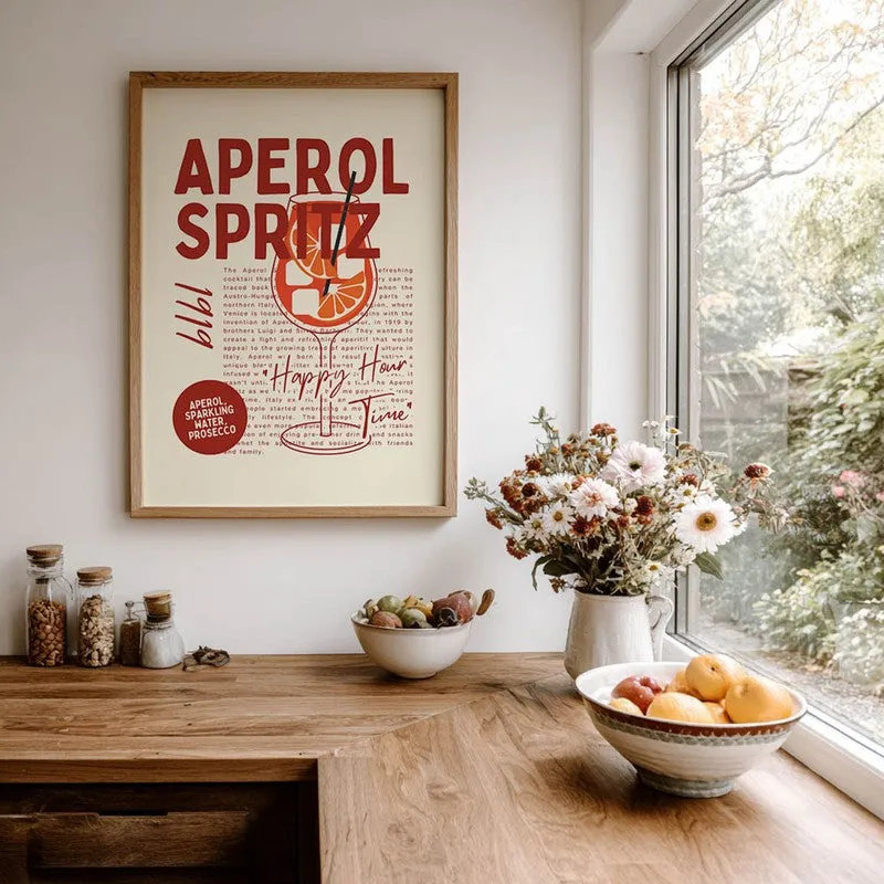 Whisk Words Archival Canvas Wall Art - Brown media 8