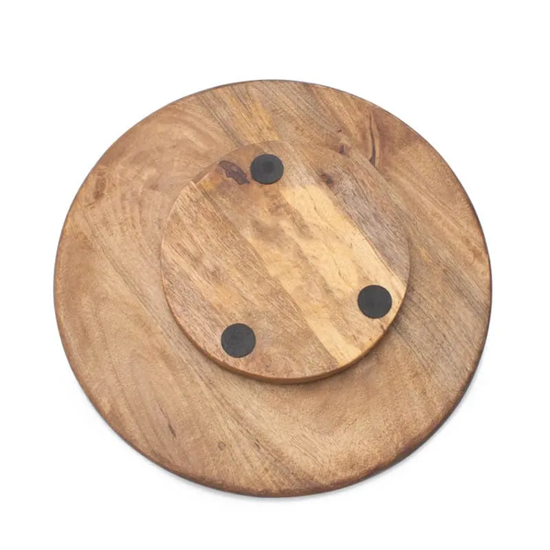 Floral Wood Lazy Susan media 6