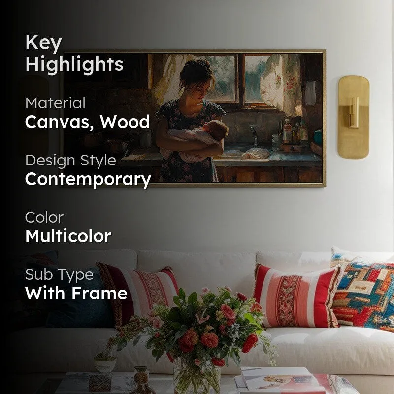 Cradelle Canvas Wall Painting With Frame media 2