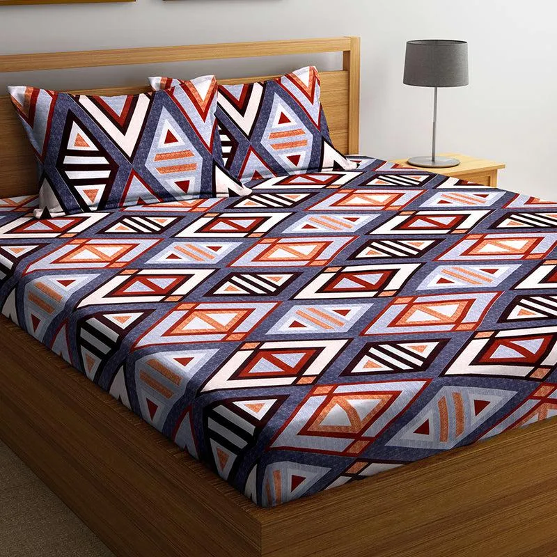Aldair Abstract Bedsheet - 150 GSM media 3