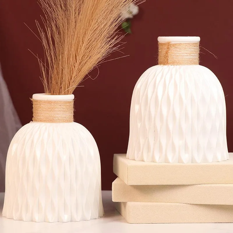 Nordic Weave Vase - Set Of Two media 1