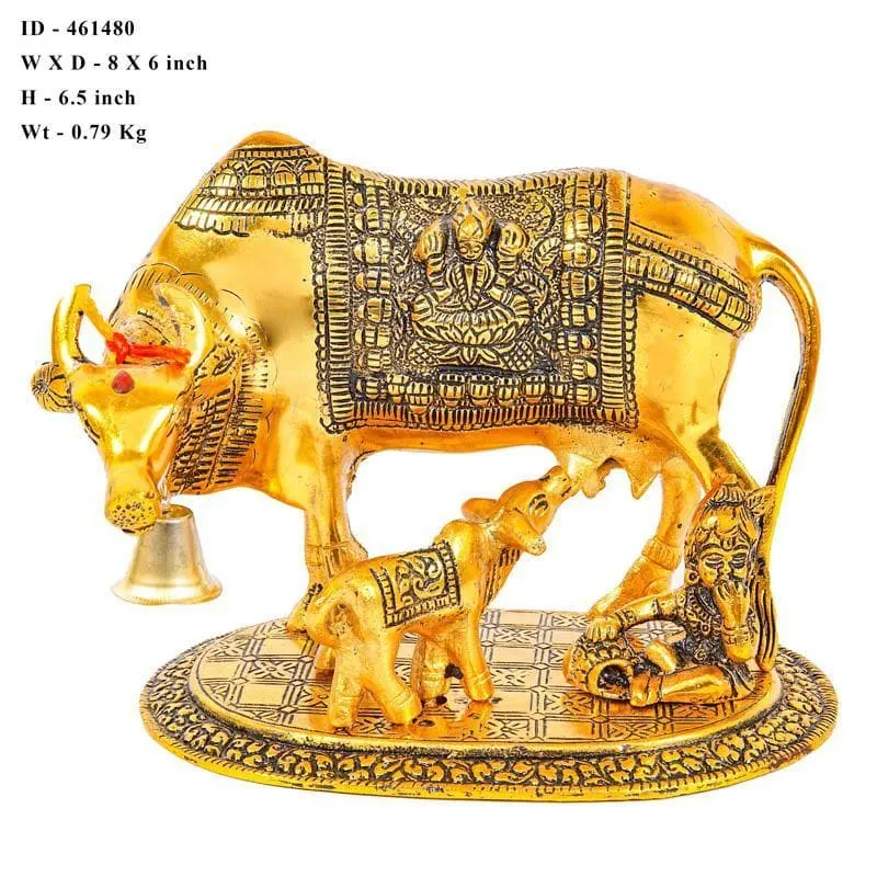 Kamdhenu Idol- Gold media 7