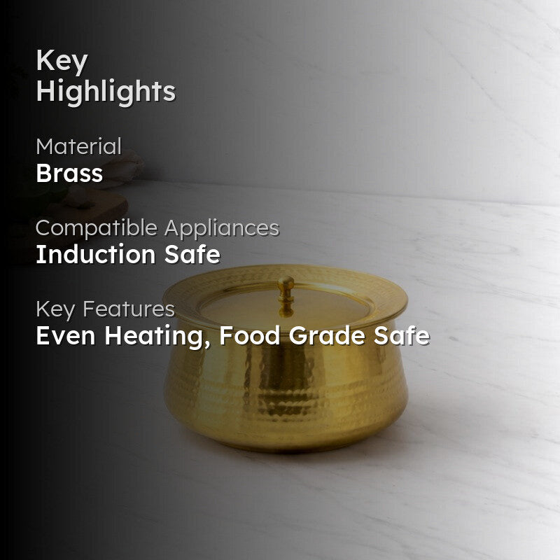 Brinelle Durable Brass Handi - 2500 mL media 2
