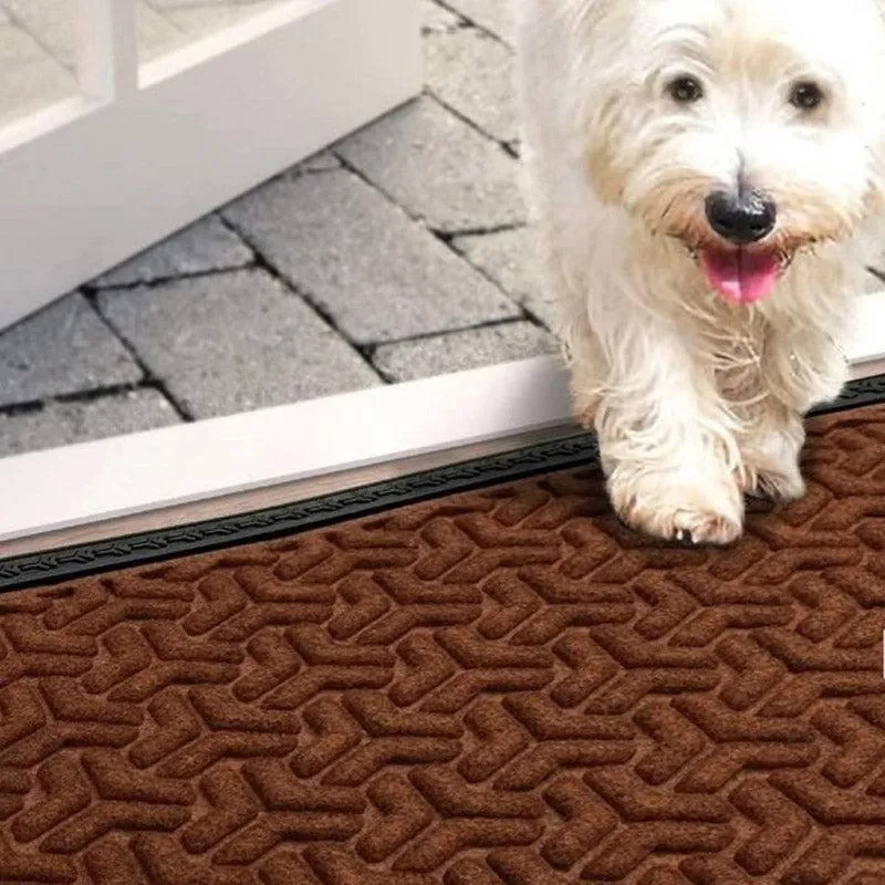 Maxo Antiskid Rubber Door Mats - Brown media 3