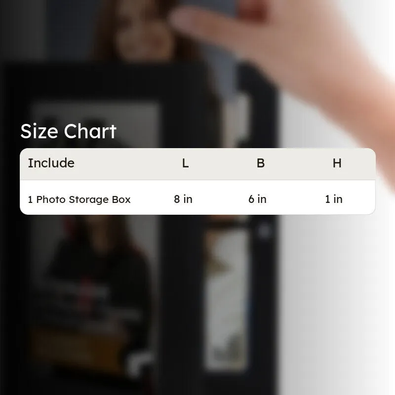 MinimalMono MDF Photo Organiser - Black media 11