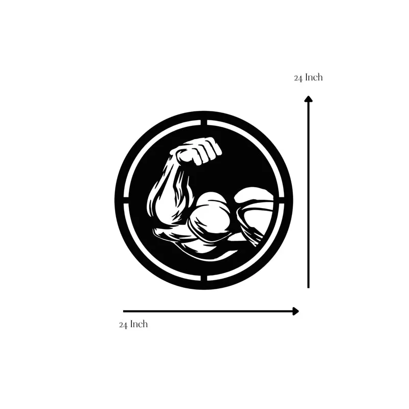 Biceps Pop Iron Wall Accent media 5